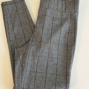 Loft Brown/Black Houndstooth Stretch Waist Size SP Pants